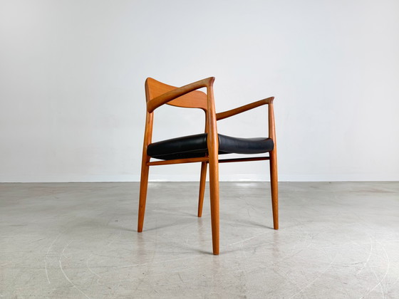 Image 1 of Original Niels Otto Moller chaise à accoudoirs modèle 56 Midcentury