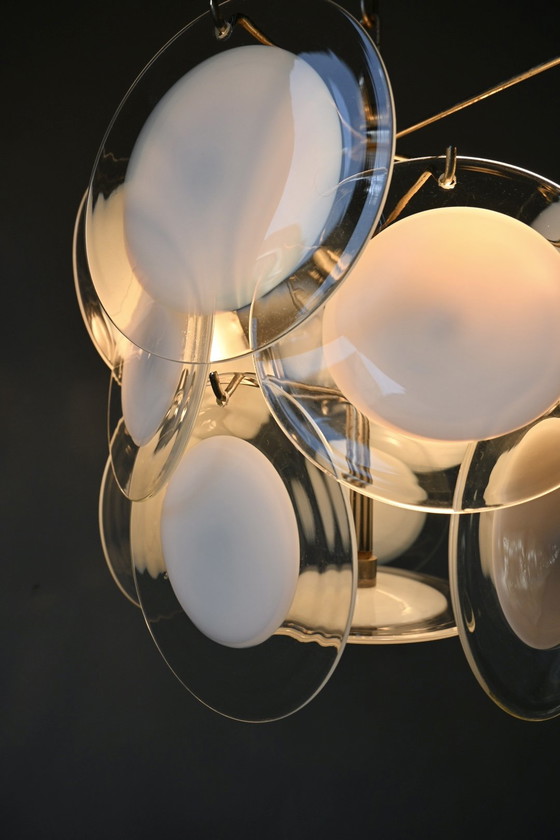Image 1 of Italian Vistosi chandelier from the 60s or 70s