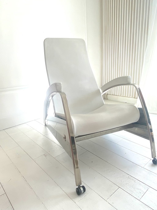 Sillón Jean Prouvé Grand Repos – Tecta, loveseats, Leather, Metal (photo 2 of 14)