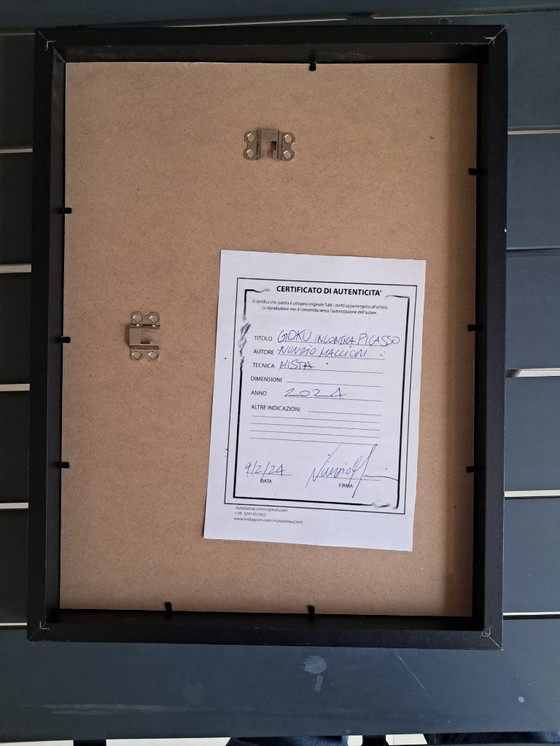 Image 1 of Nunzio MACCIONI - Goku meets Picasso - Dessin encadré