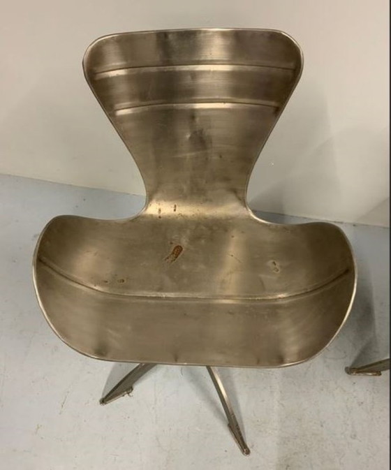 Image 1 of 2 sedie dal design in acciaio super cool