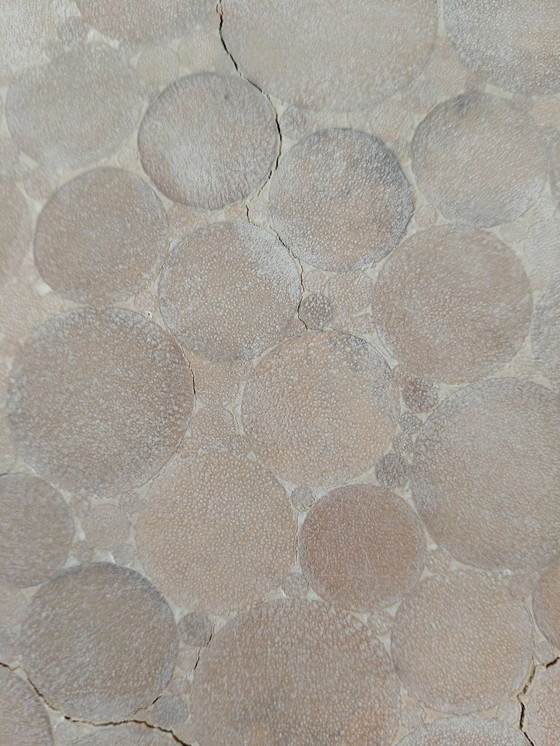 Image 1 of Mesa de ratán con forma de gavilla de trigo - McGuire