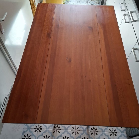 Image 1 of Cees Braakman pour Pastoe > table d'appoint élégante et classique en bois de cerisier