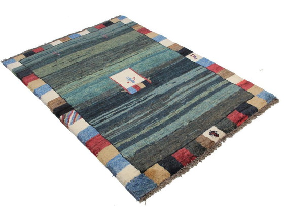 Image 1 of Original Perserteppich Gabbeh Ghashghai Orientteppich 156 cm x 104 cm Alt Natur