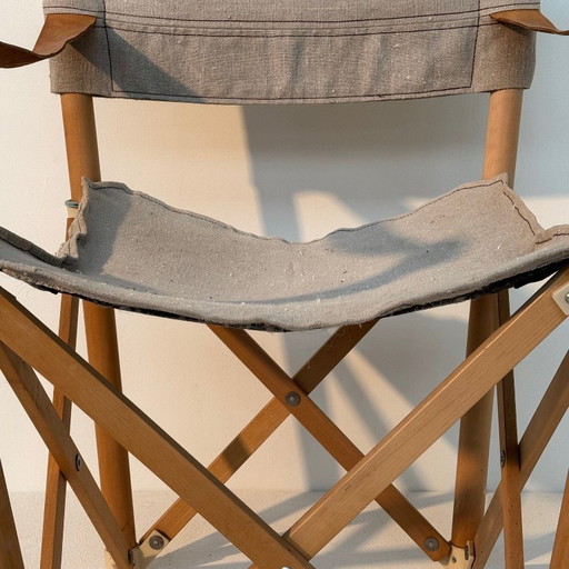 Folding safari chair