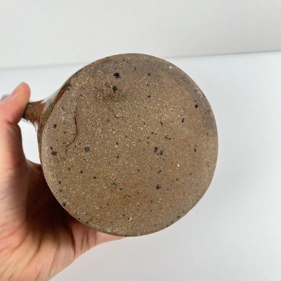 Image 1 of Antique stoneware lantern, brown, 1960