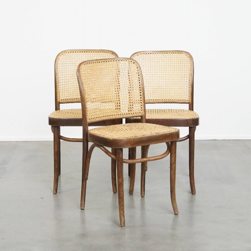3 x vintage bistro chair in the style of Thonet
