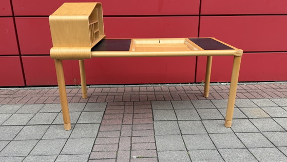 Image 1 of Stokke Scandinavisch vintage bureau met opzetkast