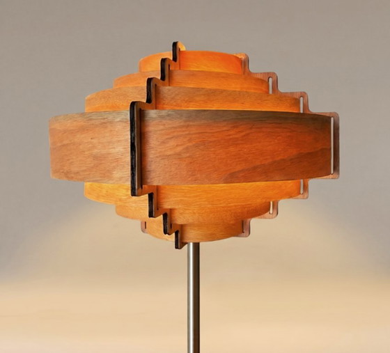 Mid-Century Modern – The Retrograde, Table lamps, Metal, Wood (photo 12 of 14)