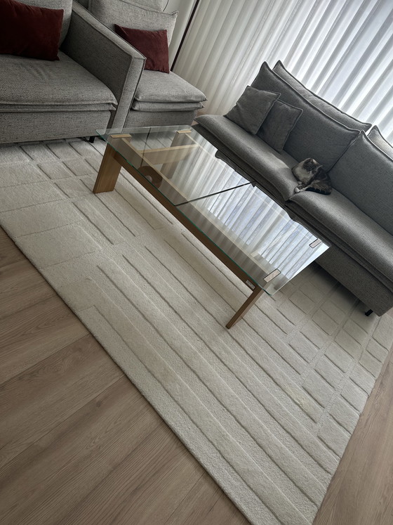 Image 1 of Benuta Wollteppich 200x300cm Yanis elfenbeinfarbener cremefarbener Teppich