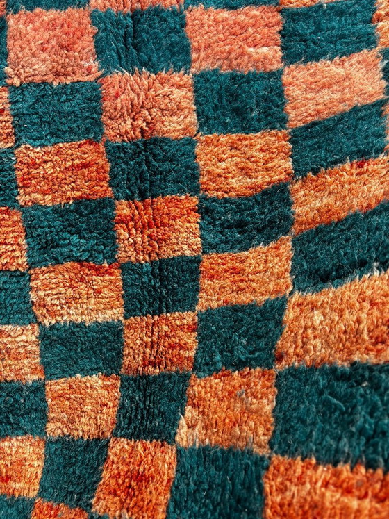 Image 1 of Tapis marocain à carreaux 190 x 280 cm, tapis en laine fait main – Mrirt Rug – Tapis