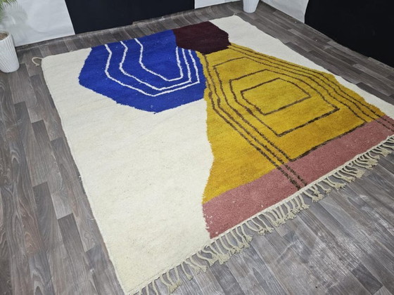 Image 1 of Tapis marocain en laine naturelle 350cmx300cm