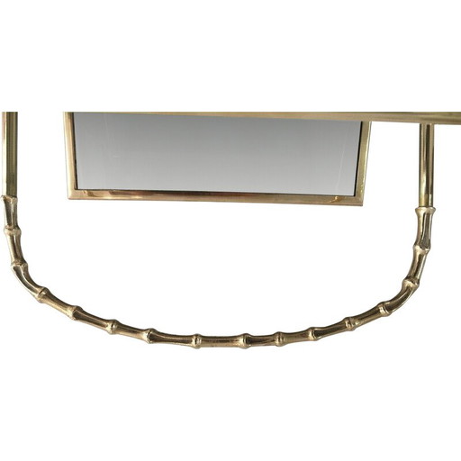 Vintage bronze magazine rack by Maison Baguès, 1940