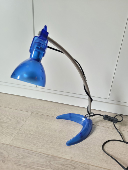 Vintage Morker lamp blue Knut & Marianne Hagberg