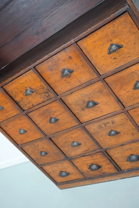 Image 1 of Antiker Apothekerschrank aus viktorianischer Zeit, gefertigt aus Hartholz und Kiefernholz