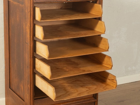 Image 1 of Art Deco roller shutter cabinet, 1930s, Vintage