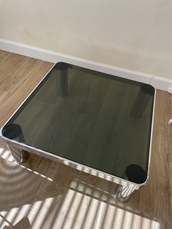 Image 1 of Tavolino vintage cromato dell'era spaziale