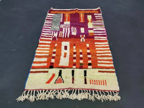 Alfombra tradicional hecha a mano 250cm x 150cm Marroquí – Wool (photo 2 of 9)