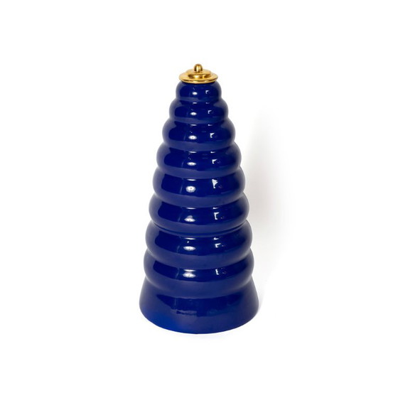 Vase en céramique d'Ugo La Pietra pour Superego Editions, 1990 – Ceramic, Brass (photo 2 of 5)