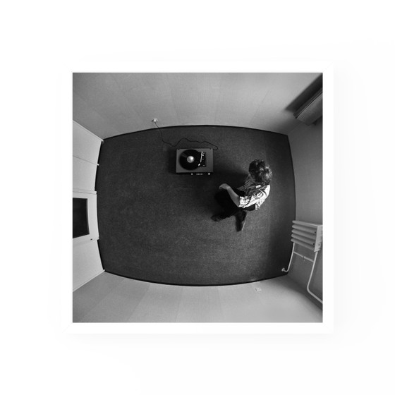 Image 1 of 1x mid-century fine art, Man with the Record Player, 1960s