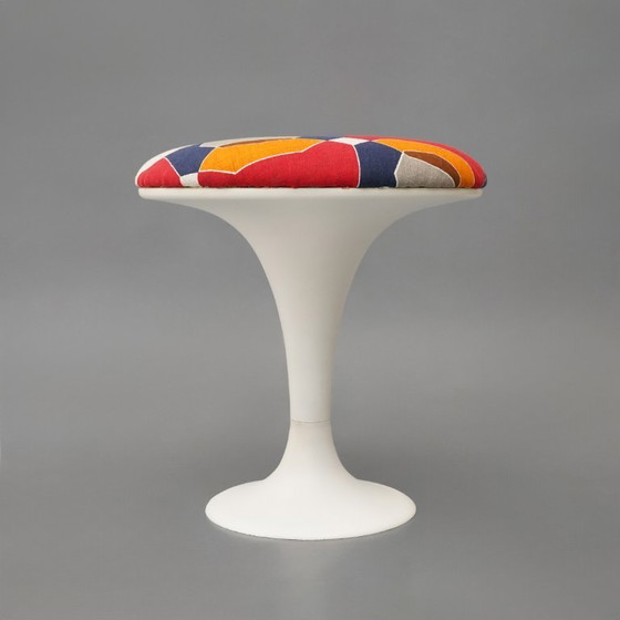 Image 1 of Space Age stool with tulip base, 1960s