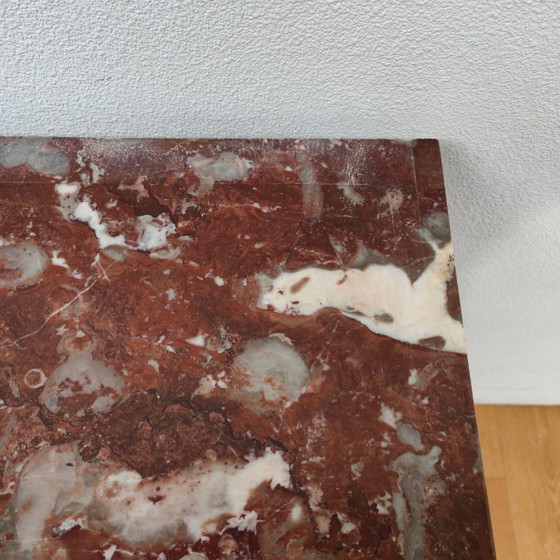 Image 1 of Comò antico, cassettiera, mobile da bagno con piano in marmo.