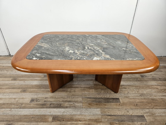Image 1 of Mesa de centro con tablero de mármol de Hohnert Design, Alemania, 1960