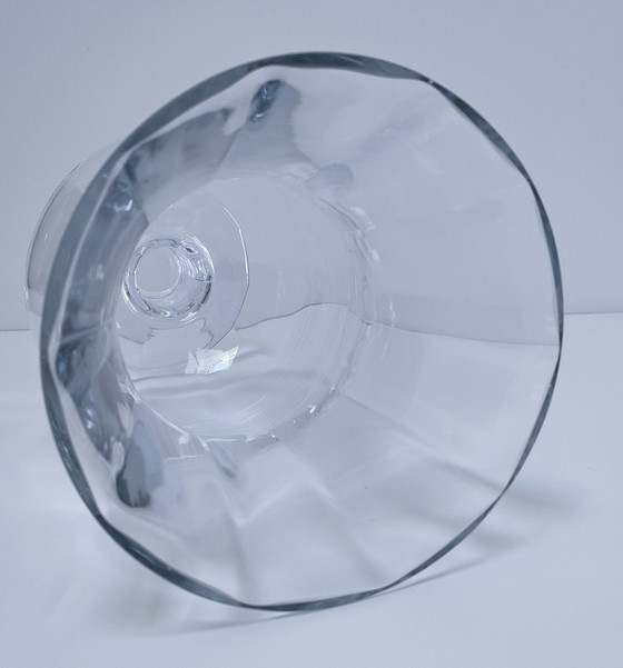 Image 1 of Pair of tall candlesticks Glass France Early 20th century