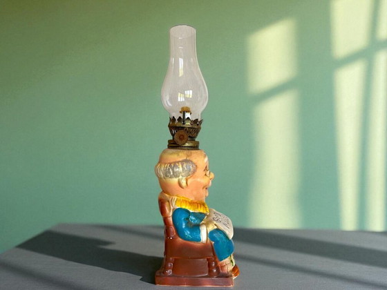 Image 1 of Japanische Kitsch-Keramik-Fix-Öllampe aus Keramik