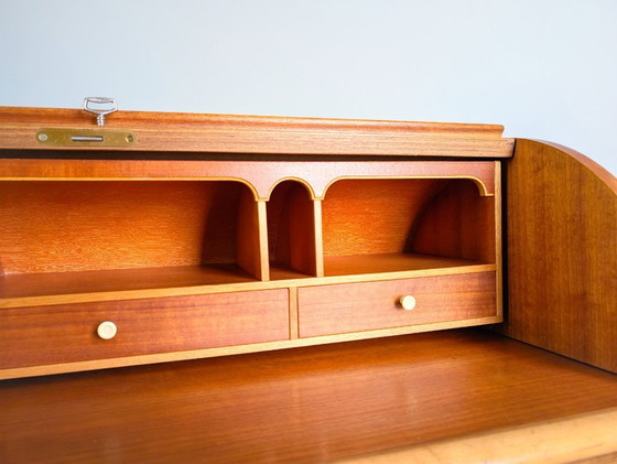 Image 1 of SMI Egon Ostegaard, cassettiera segretaria di metà secolo, in teak vintage