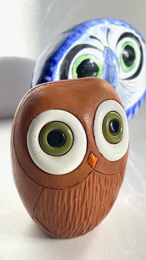 Image 1 of Gufi in ceramica vintage fatti a mano