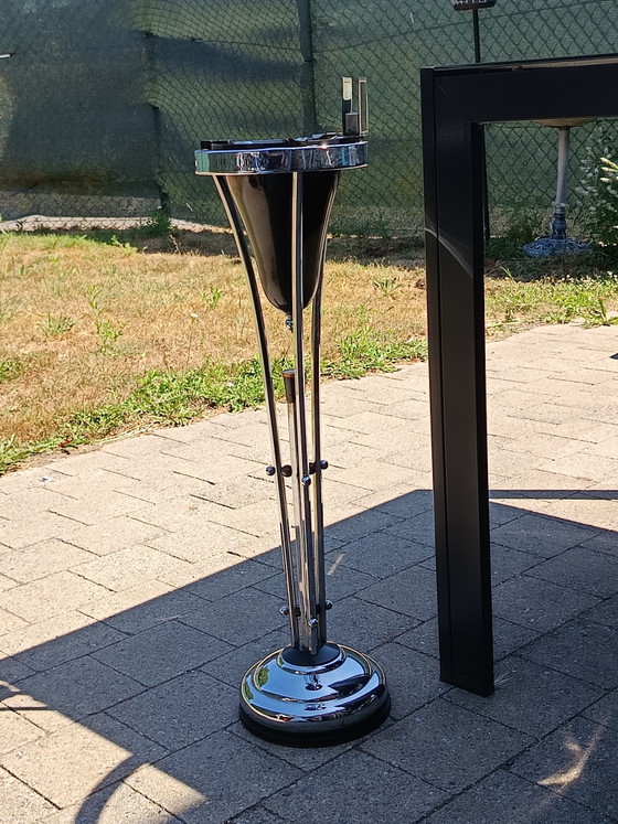 Staande Assenbak - Art Deco - 1930-1940. Demeyere. – Cadeaus, Metal, Chrome (photo 5 of 5)