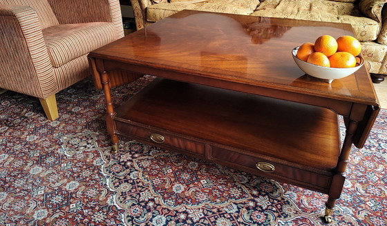Image 1 of Mesa de centro exclusiva de caoba Heldense