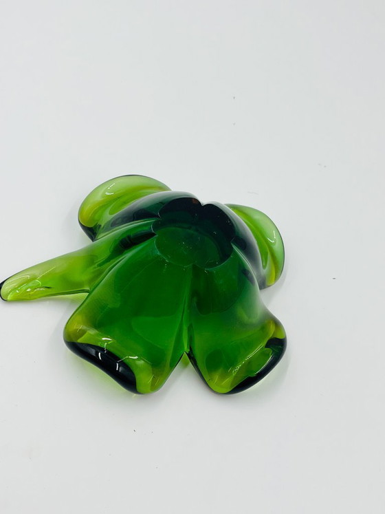 Image 1 of Coupe biomorphique en verre de Murano attribuée à Flavio Poli