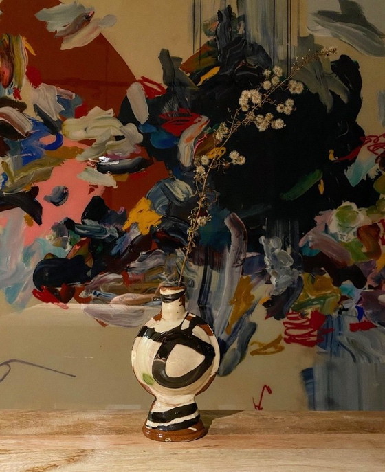 Janna Watson, Abstract Colourful Painting With Resin, The Heaviness Of Light – Art, Plastic, Wood (photo 2 of 6)