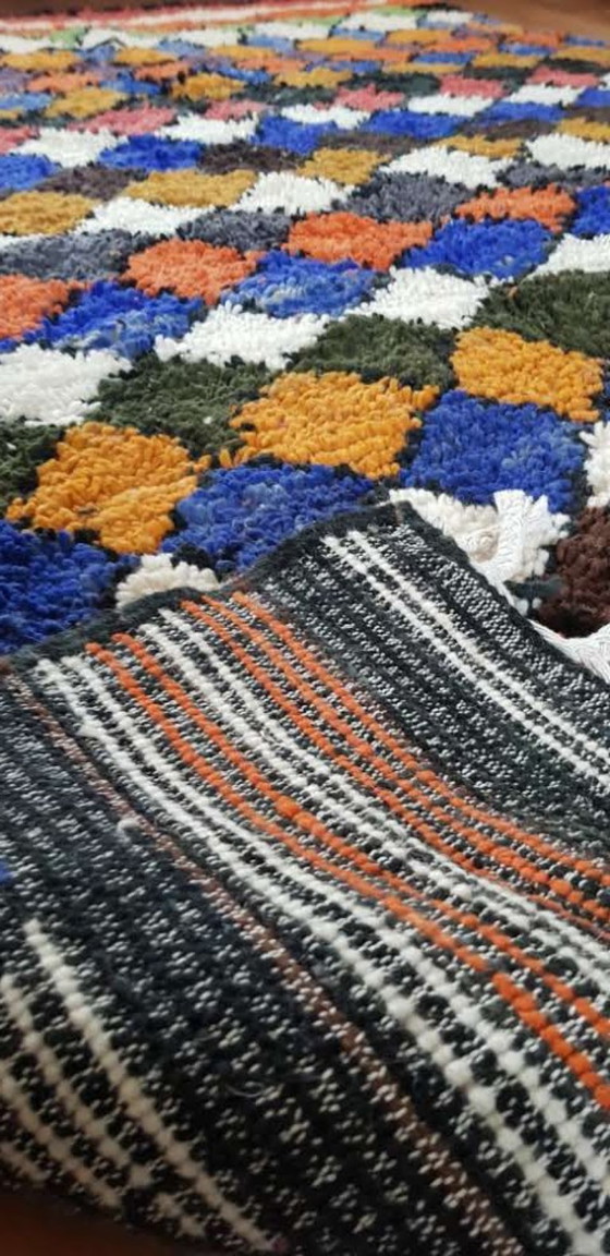 Image 1 of Hand-knotted Berber wool rug 245x160cm