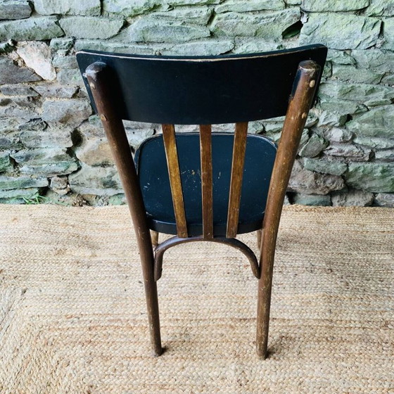 Set di quattro sedie da bistrò vintage in legno curvato – Sedie da pranzo (photo 6 of 18)