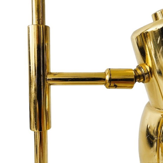 Image 1 of Vintage mid-century S.A. Boulanger tafellamp goud 1970's