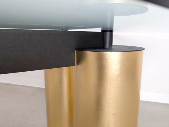 Image 1 of Dining table Tavolo Serenissimo Acerbis Vignelli Associates glass 3m