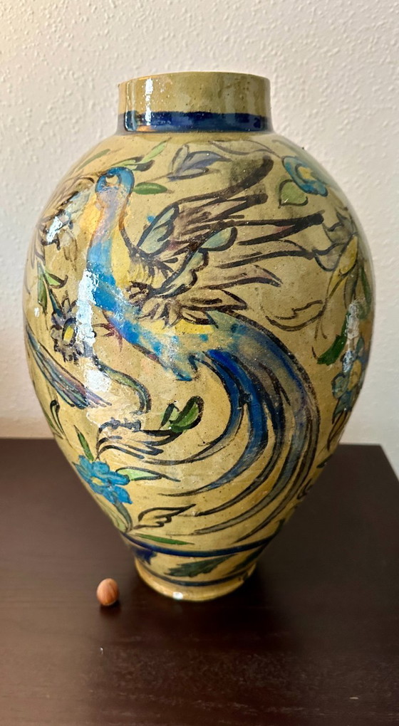 Image 1 of XXL VASE DYNASTIE KADJAR PERSE ANCIEN