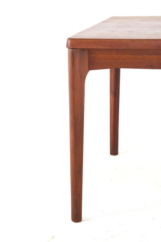 Image 1 of Henning Kjaernulf for Vejle extendable dining table table Danish vintage
