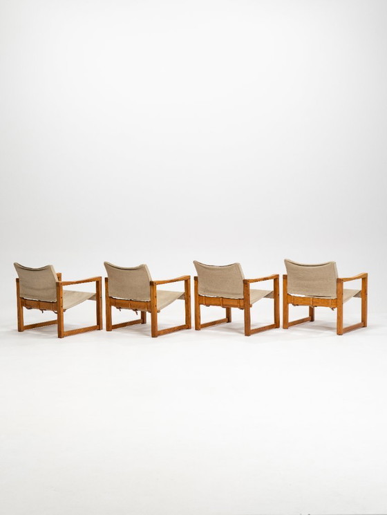Image 1 of Midcentury Modern Set of Four Karin Mobring Armchairs Model Diana by Ikea in Sweden, 1970s