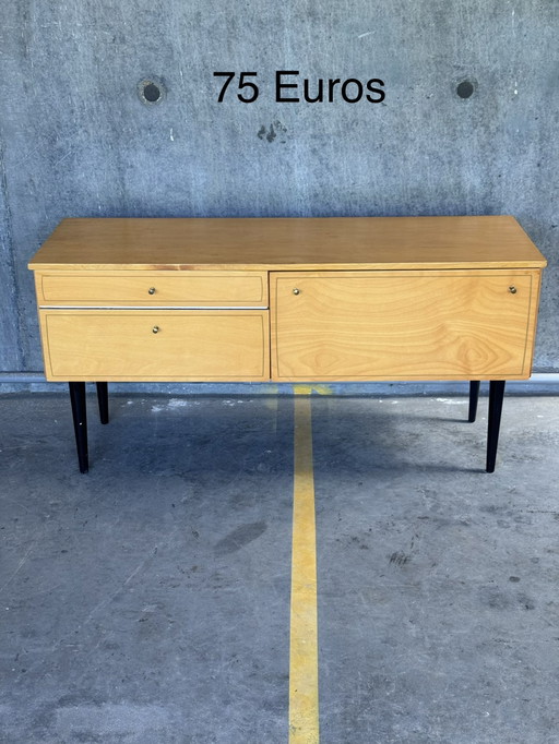 Vintage Pine laminate Side Cabinet