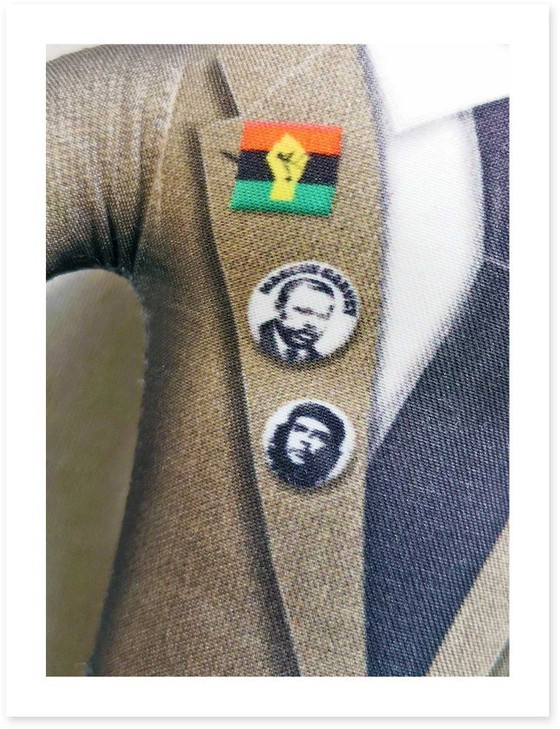 Image 1 of Malcolm X-cadeau | Malcolm X-decoratie | Kunstpop voor verzamelaars | Cadeau met thema zwarte geschiedenis