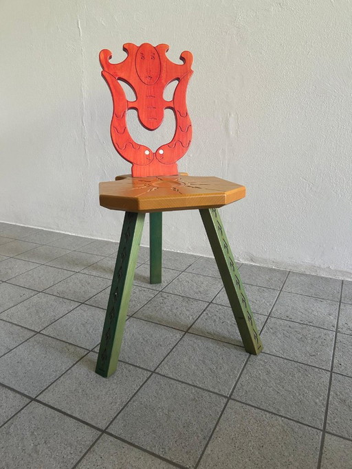 The Museum Chair – Alessandro Mendini, 1996 – kuipstoelen, Wood