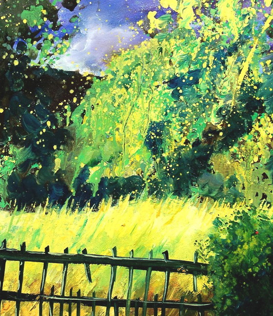 An Old Fence – Paintings & Drawings, Canvas (photo 3 of 5)