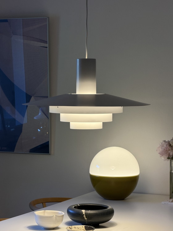 Image 1 of Lampe à suspension design danois Fog & Mørup modèle Karlebo pour Poulsen
