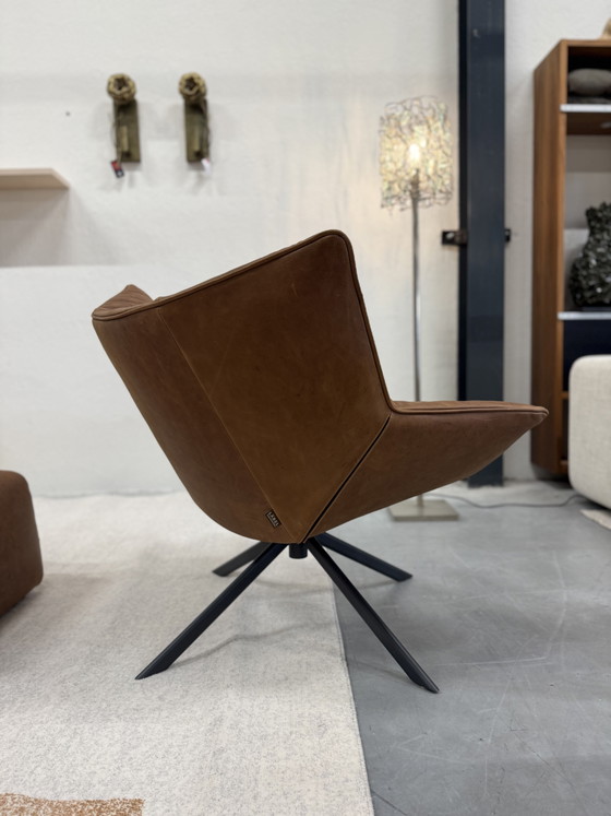 Image 1 of Label van den Berg Gustav Swivel armchair Bronco Yak leather