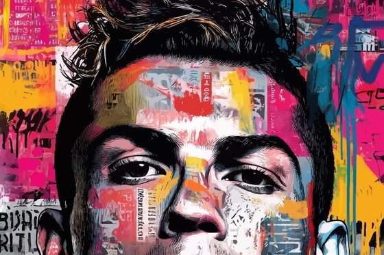 Image 1 of IPR GRAPH - Cristiano Ronaldo - Litografía del artista