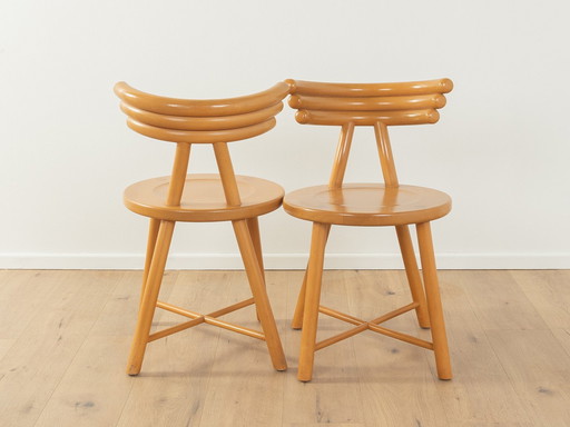 2x Postmoderne Eetkamerstoelen van Eka Wohnmöbel